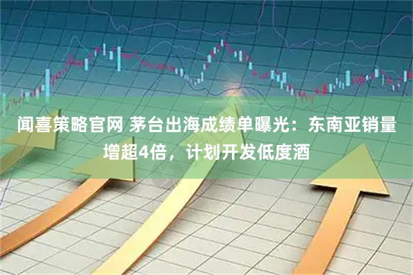 闻喜策略官网 茅台出海成绩单曝光：东南亚销量增超4倍，计划开发低度酒