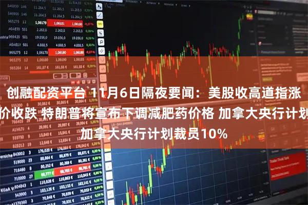 创融配资平台 11月6日隔夜要闻：美股收高道指涨200点 油价收跌 特朗普将宣布下调减肥药价格 加拿大央行计划裁员10%